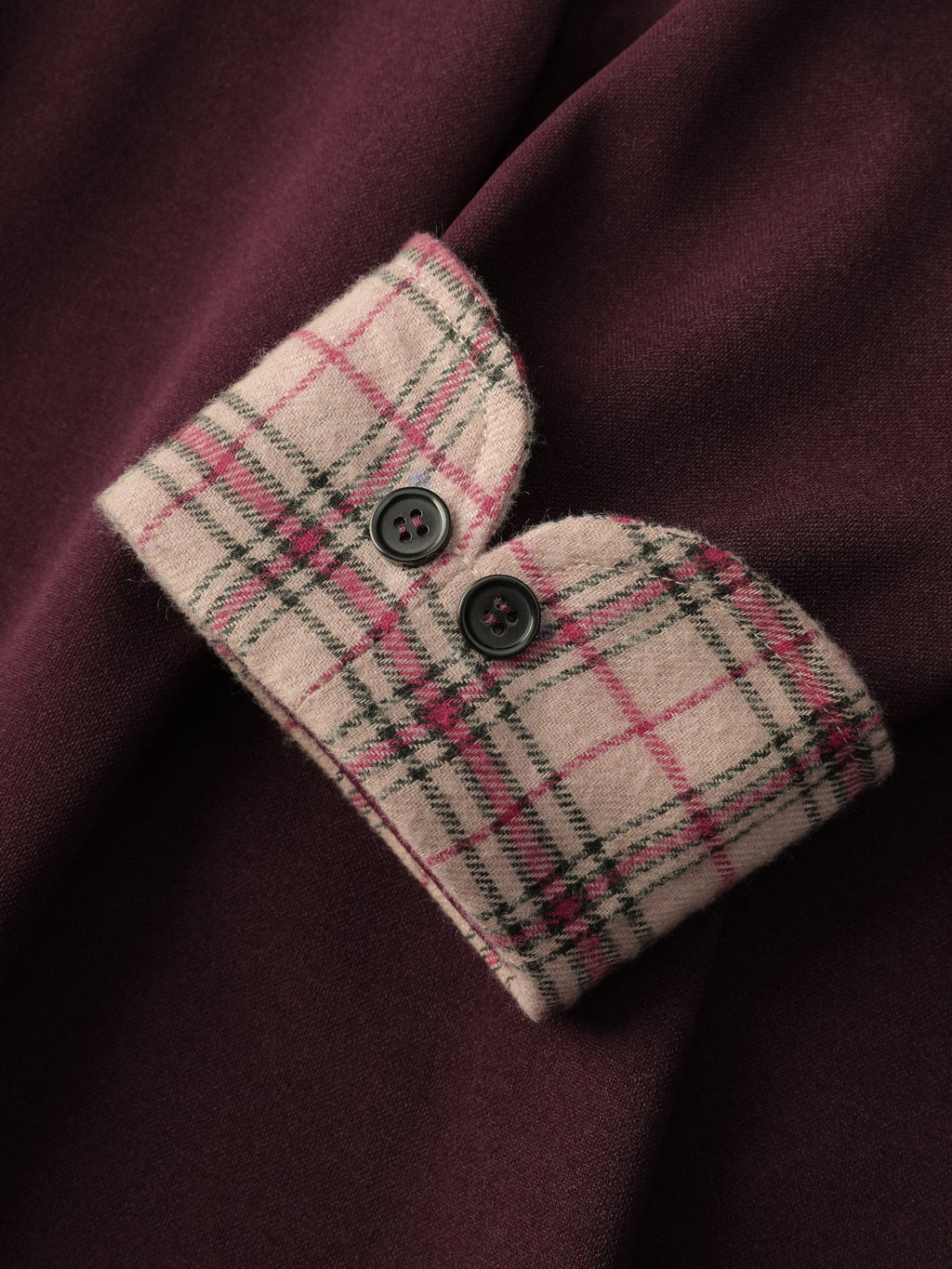 Plaid Collar Pleated Stretchy Waist Midi Dress