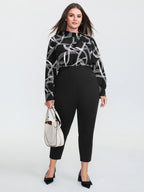 Pull-On Straight-Fit Pants