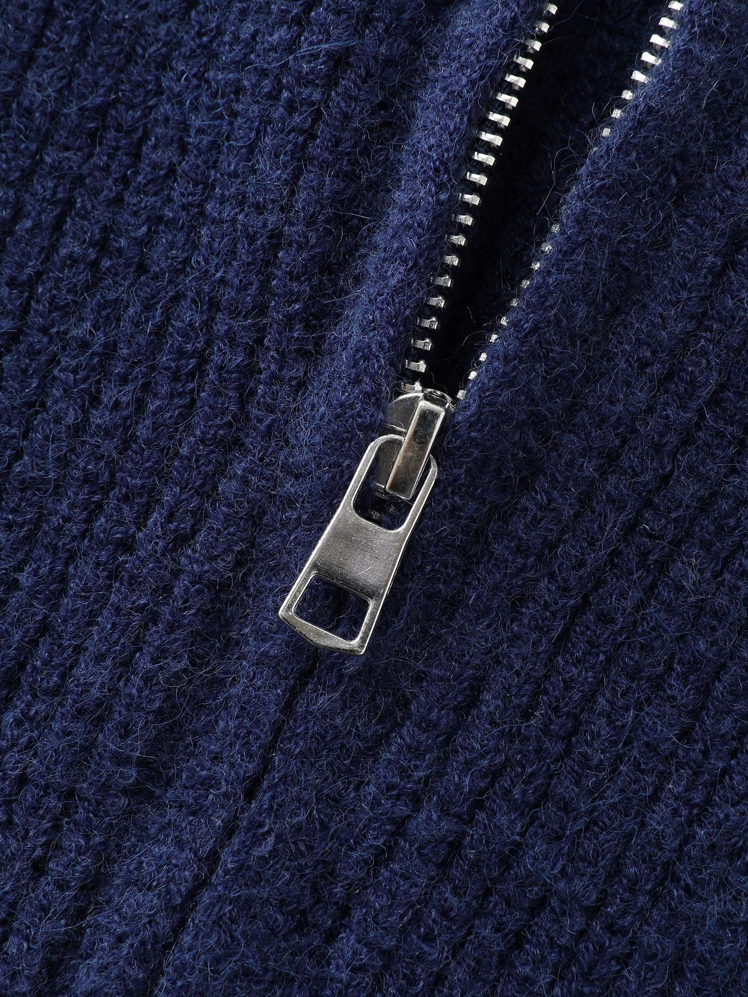 Textured Hooded Pockets Zipper Cardigan