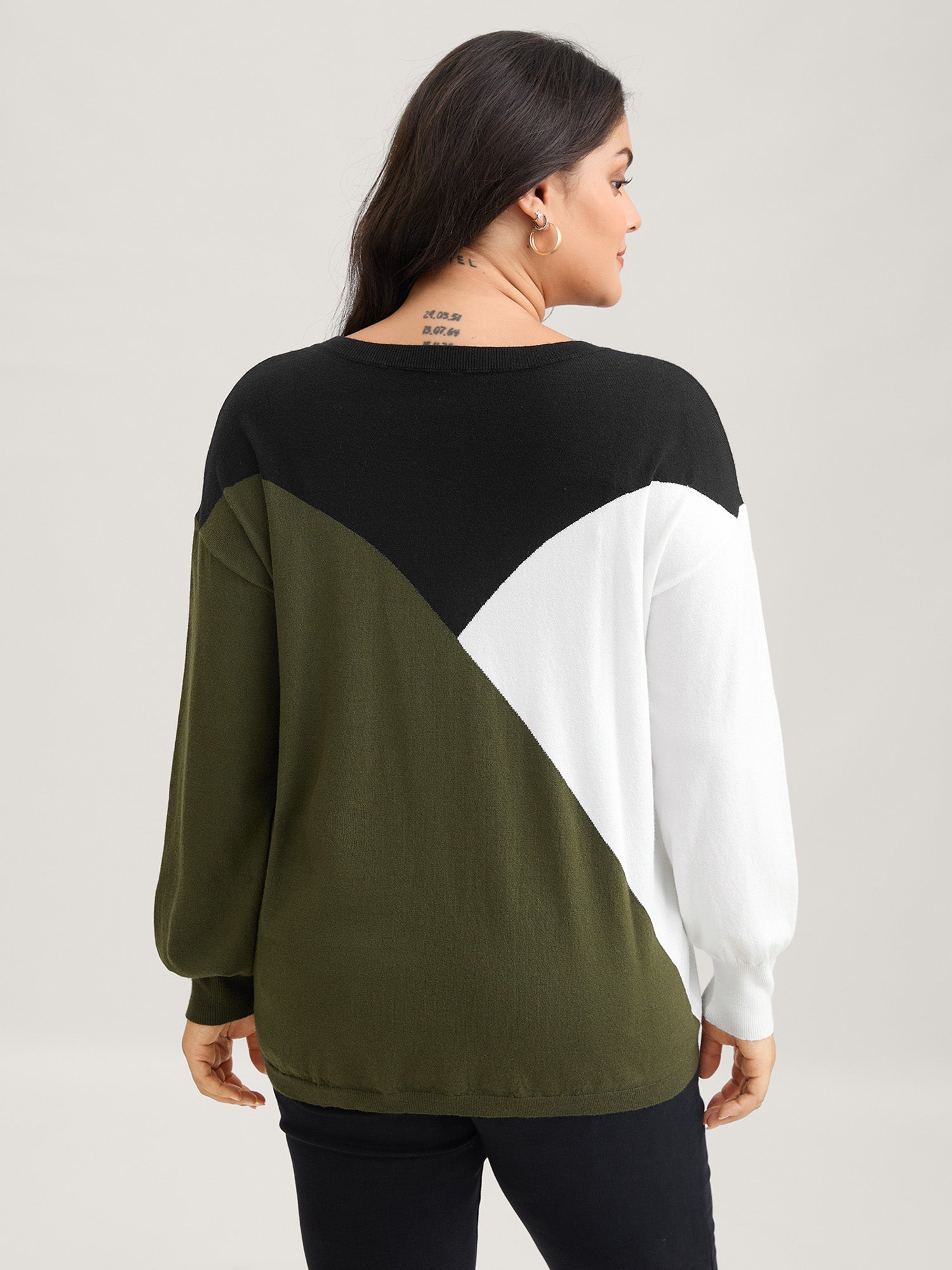 Supersoft Essentials Colorblock Contrast Pullover
