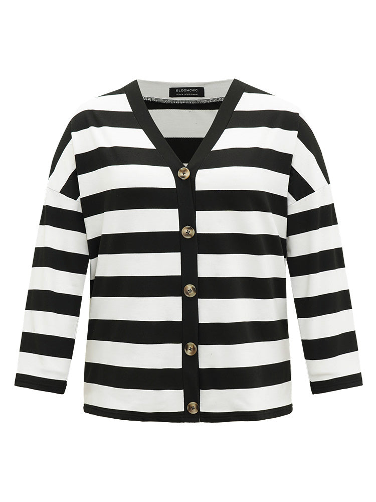 Halloween Striped Button Through Jacket