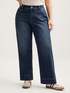 Retro Wash Straight-Leg Jeans