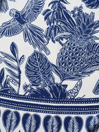 Boho Print Fit Flare Pockets Midi Dress