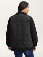 Pockets Contrast Puffer Parka