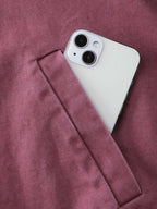 Pure Cotton Washed Zipper Jacket