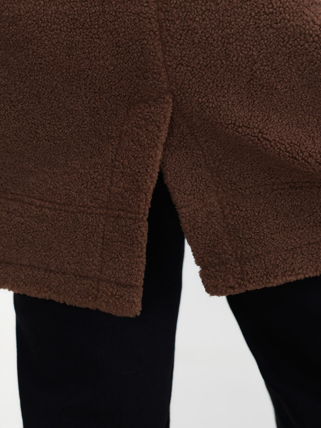 Teddy Fleece Lapel Sleeveless Vest