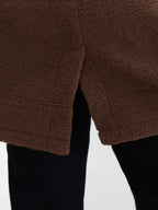 Teddy Fleece Lapel Sleeveless Vest