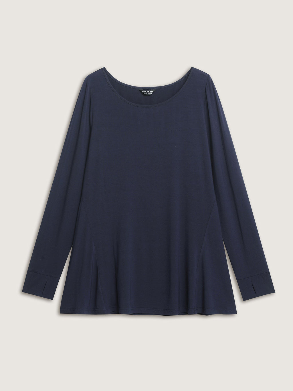 Supersoft Ruffled Hem Knit Top