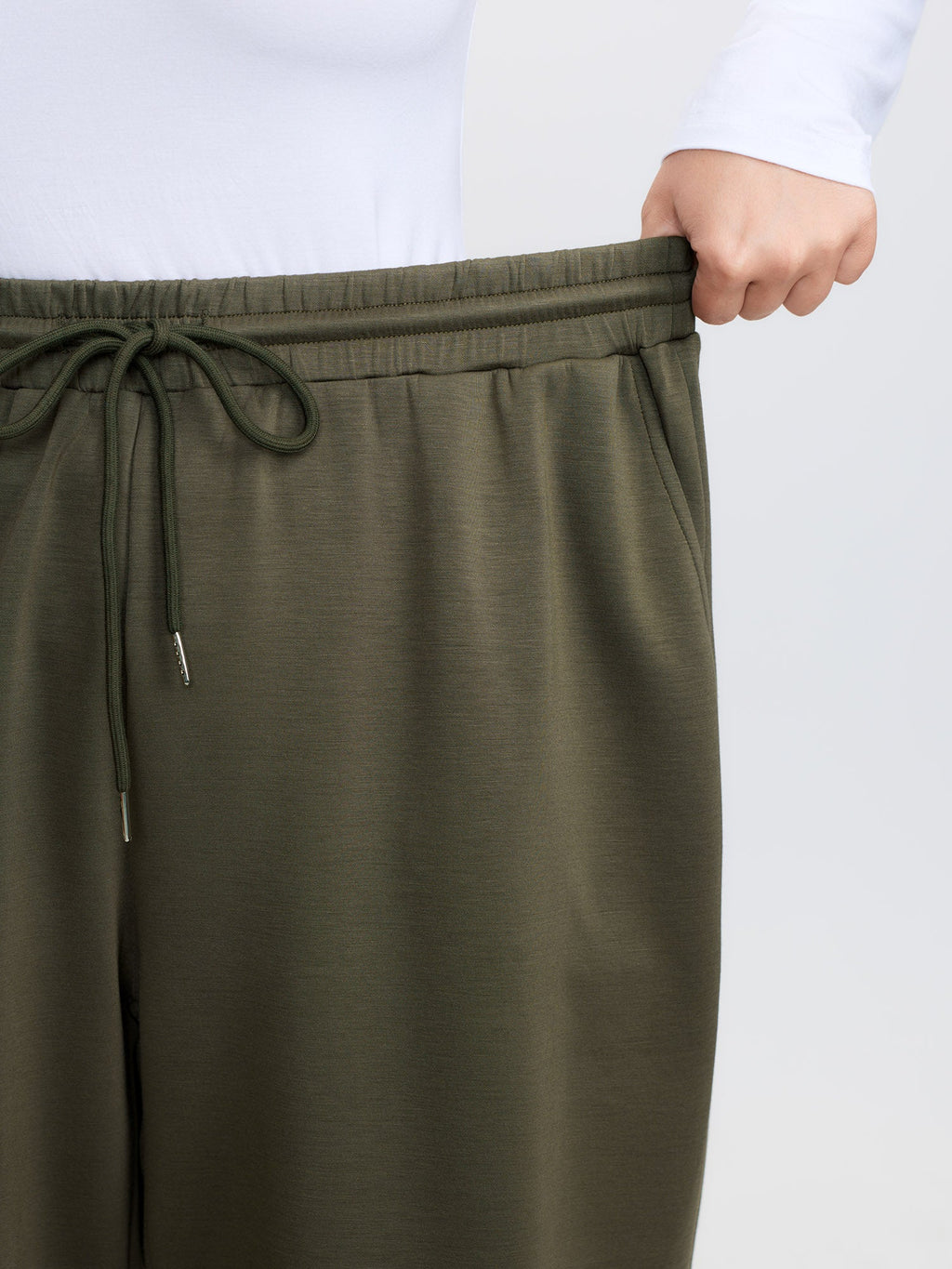 Supersoft Stretchy Drawstring Knit Pants