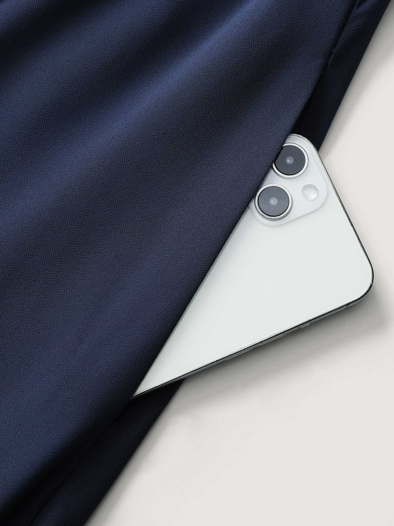 Belted Waist High Low Hem Midi Dress