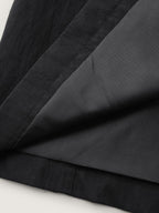 Contrast Pockets Button-Front Coat