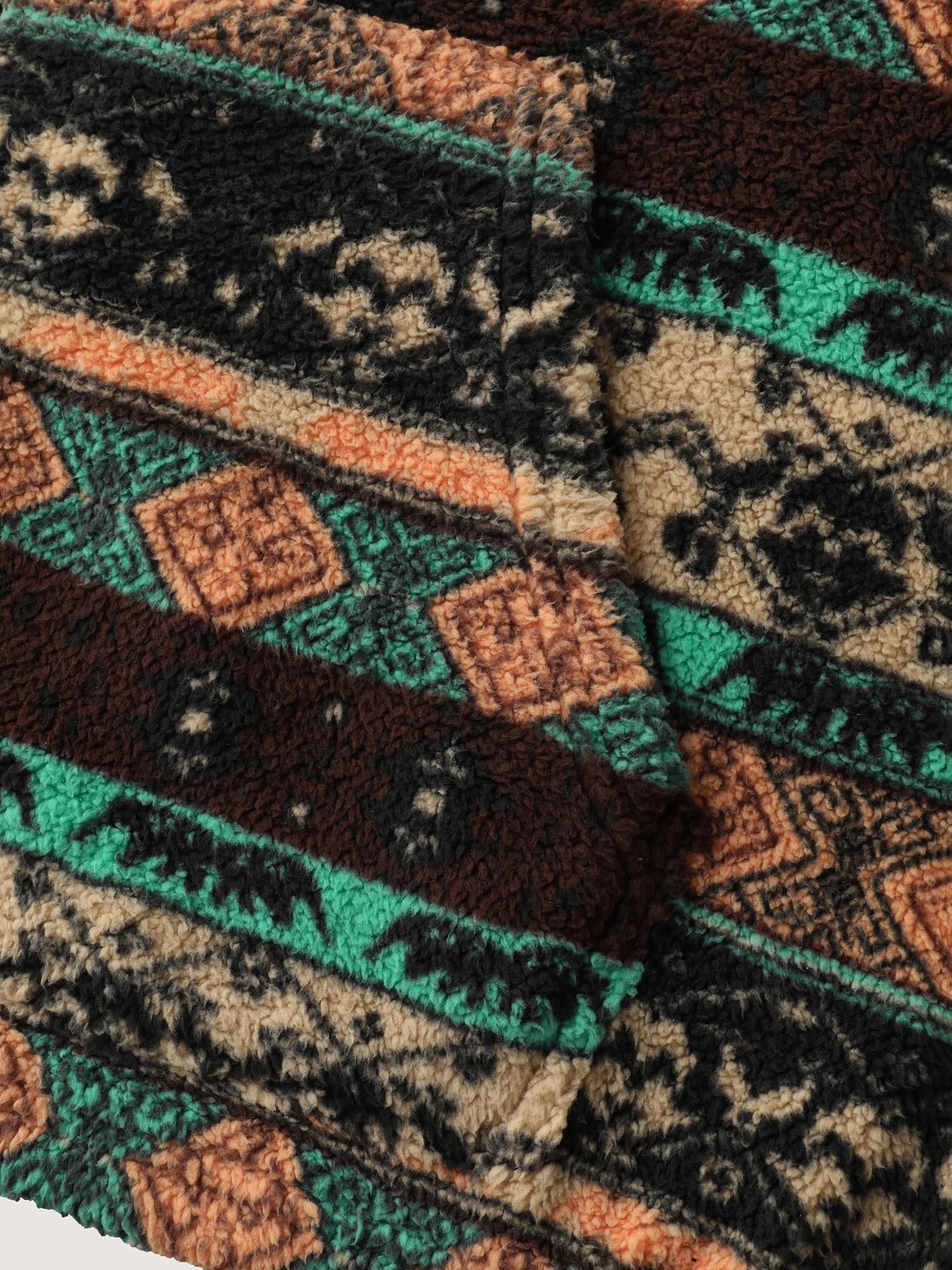 Colorful Geometric Stripes Zipper Vest