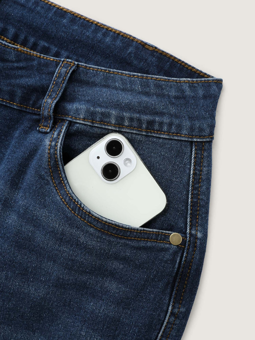 Mid-Rise Flare Hem Jeans