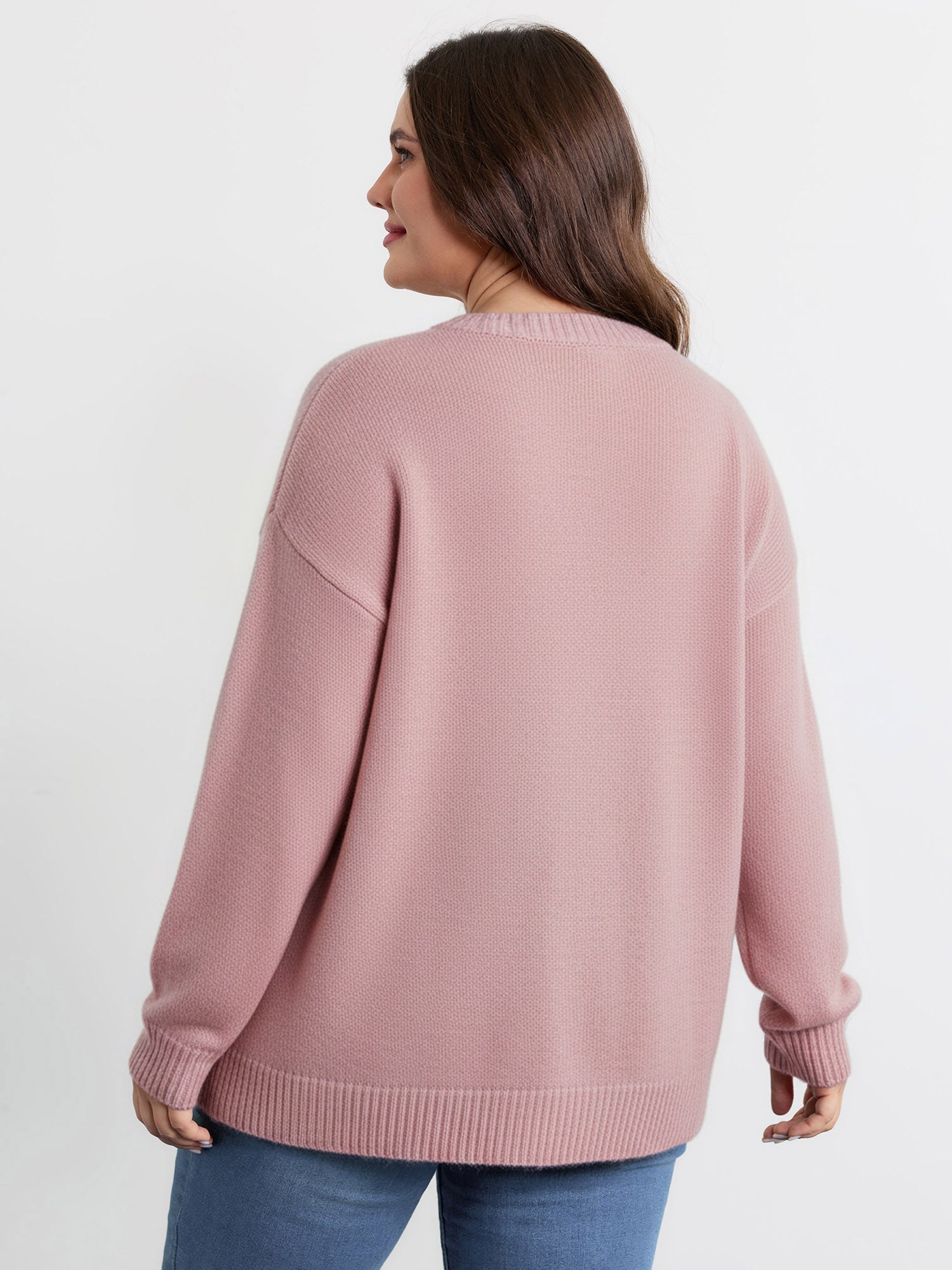 Gingerbread Santa Embroidery Knit Cardigan