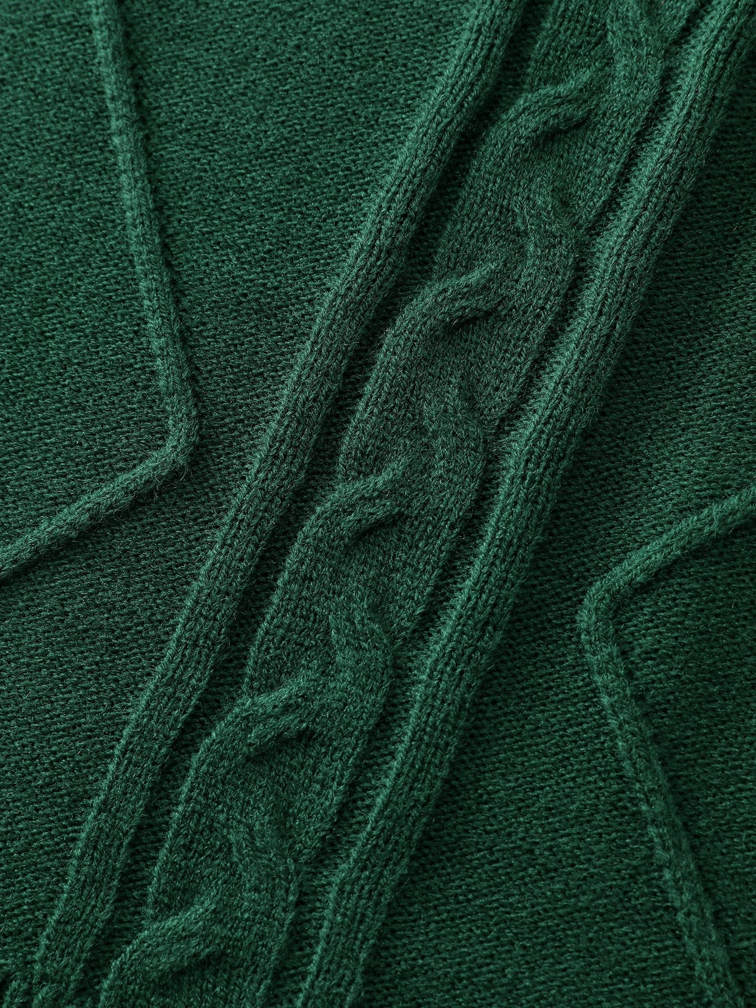 Gingerbread Fair-Isle Contrast Pullover