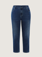 Stretchy Mid-Rise Skinny-Fit Jeans