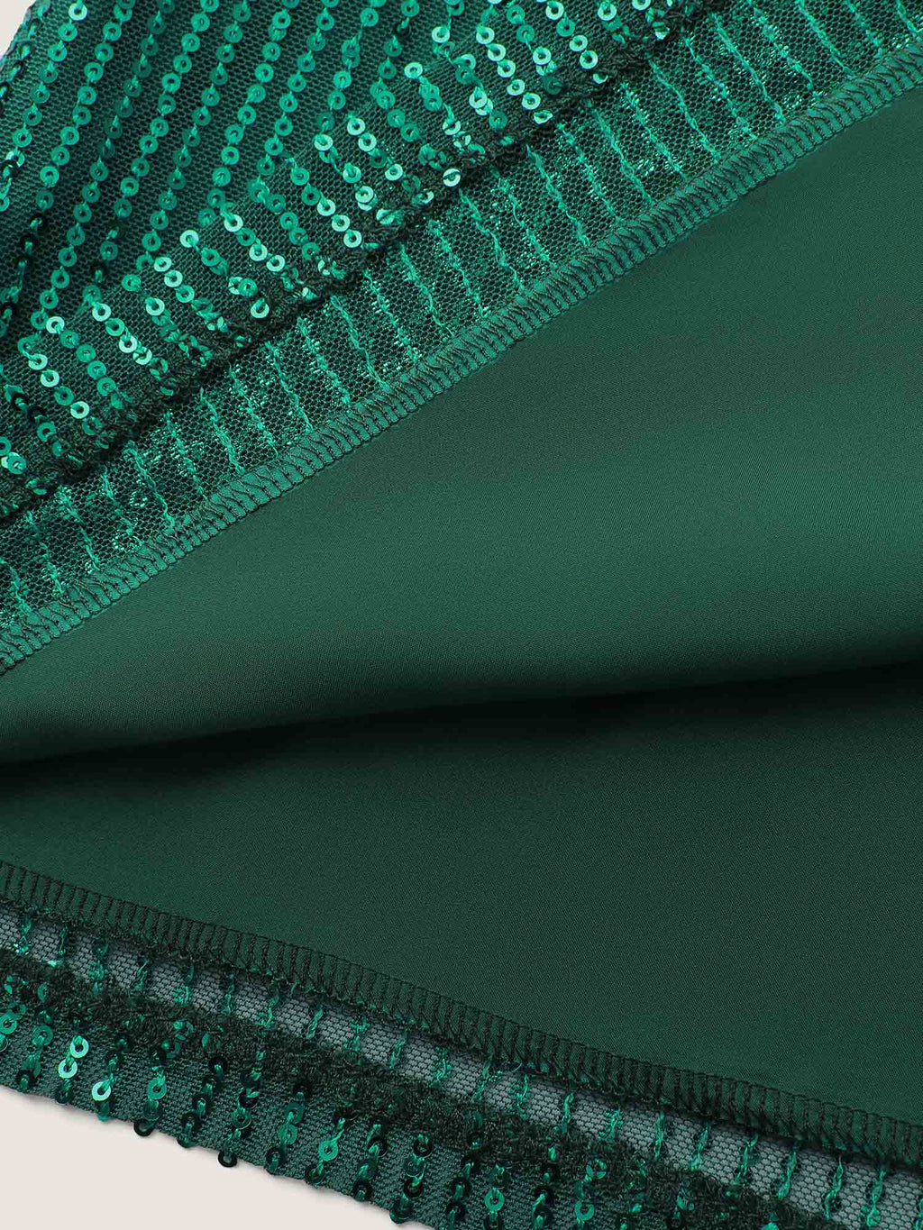 Shimmery Sequin Notched Collar Blouse