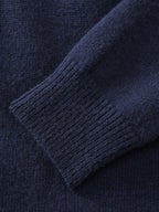 Stretchy Floral Color Gradient Jacquard Pullover