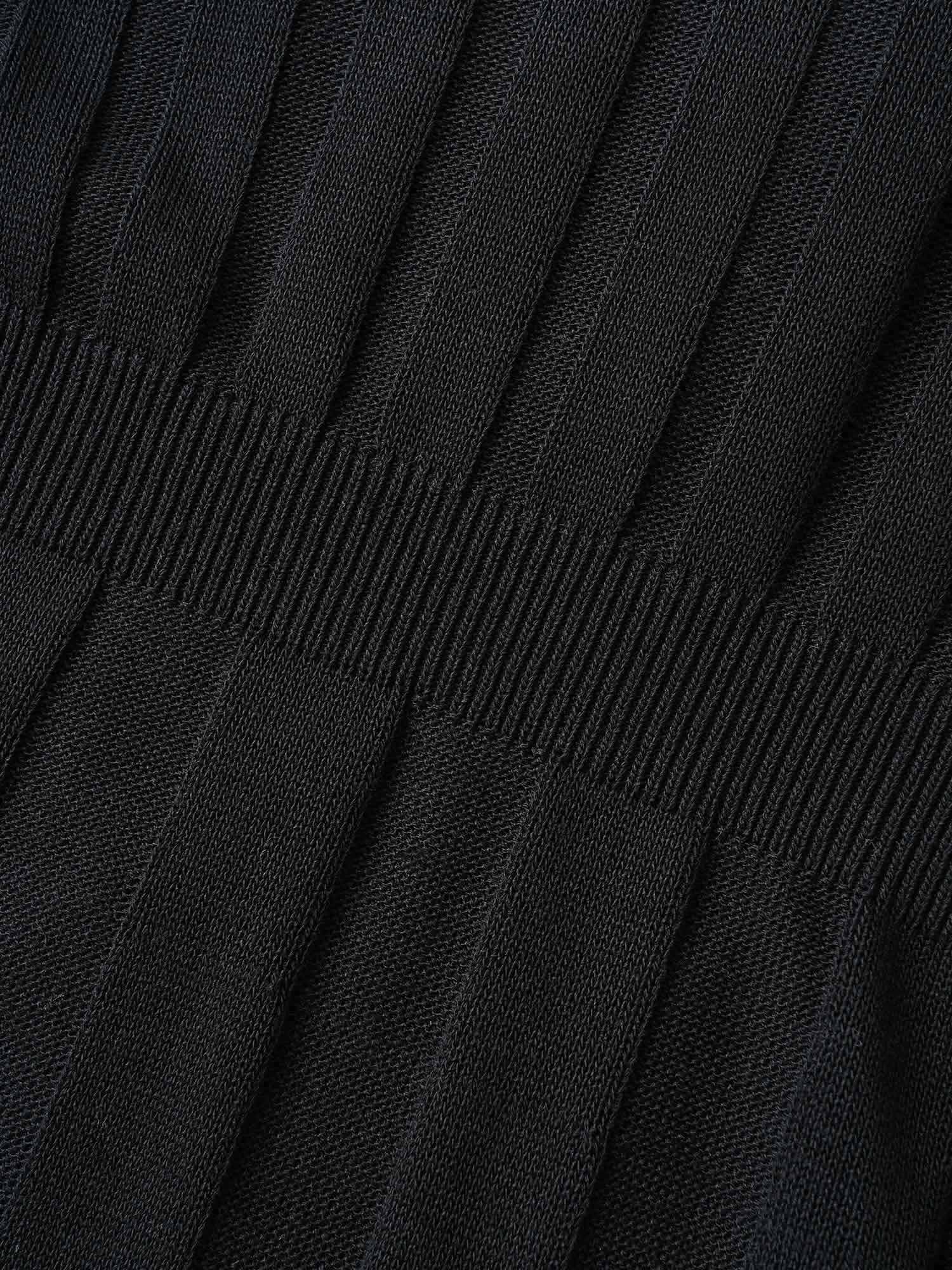 Plain Textured Kimono Collar Cardigan