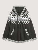 Supersoft Fair-Isle Super Stretchy Curvy Pullover