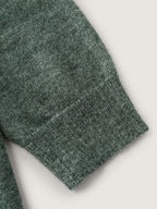 Hooded Turtleneck Plain Pullover