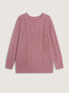 Twist Textured Woven Pullover