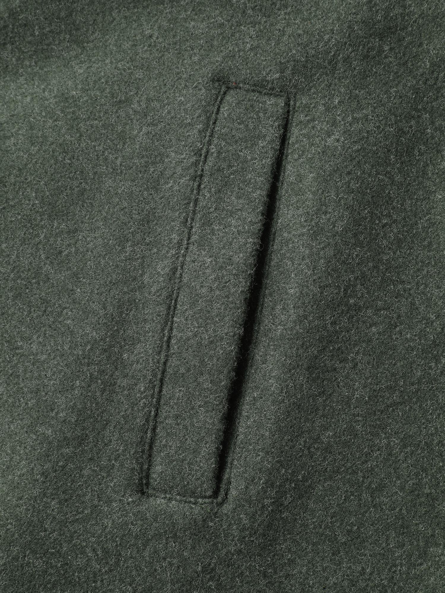 Double Button Pocket Solid Coat