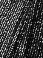 Shimmery Sequin V-Neck A-Line Tank Top