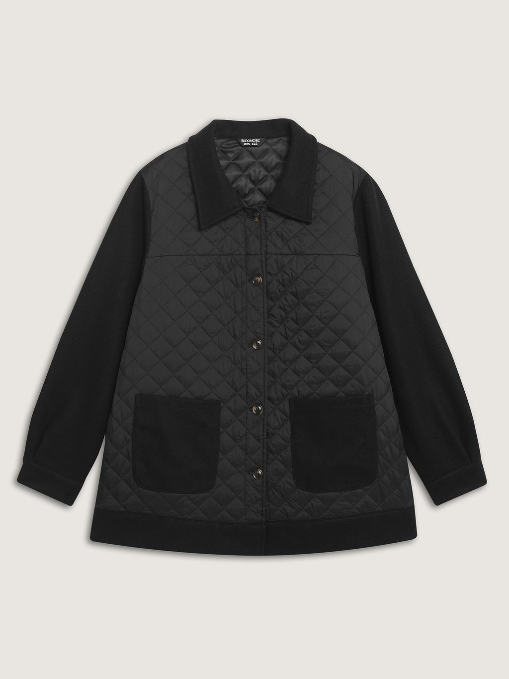 Pockets Contrast Puffer Parka