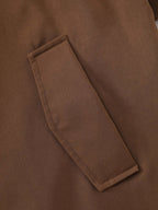 Double Button Belted Trench Coat