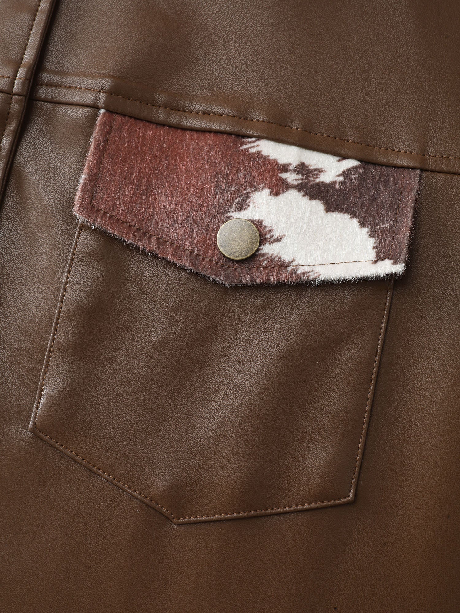 Animal Pattern Button-Down Jacket