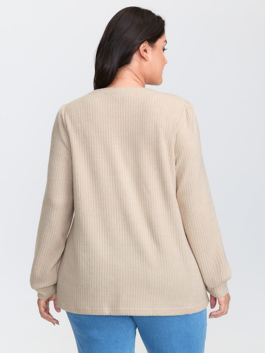 Towel Embroidered Cozy Animal Print Sweatshirt