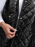 Quilted Cotton Waist-Tie Vest