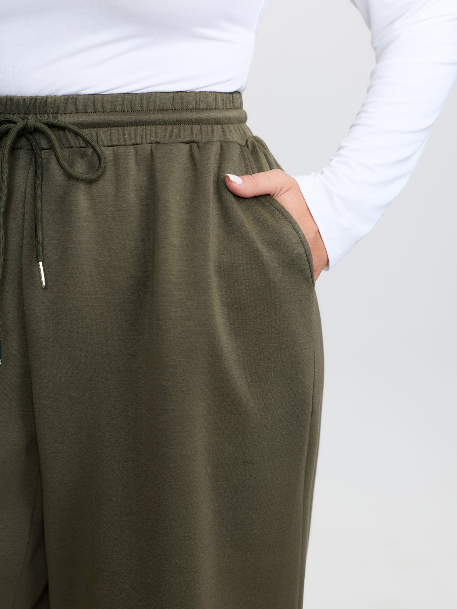 Supersoft Stretchy Drawstring Knit Pants