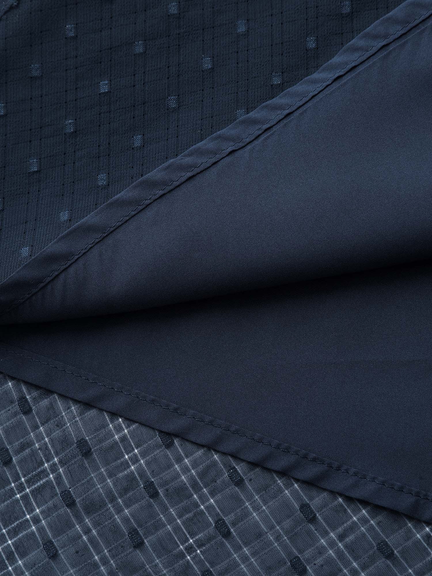 Textured Ruffled Sleeve Sheer Maxi Dress