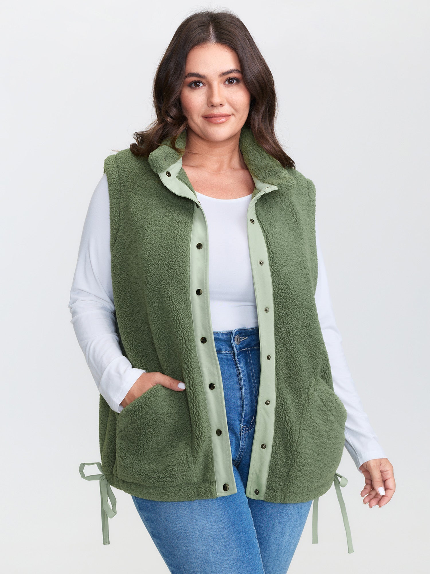Warm & Cozy Textured Pockets Vest