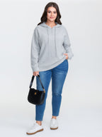 Textured Super Stretchy Hooded Pullover