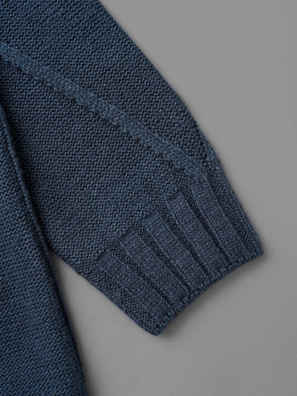 V Neck Cable Knit Texture Pullover