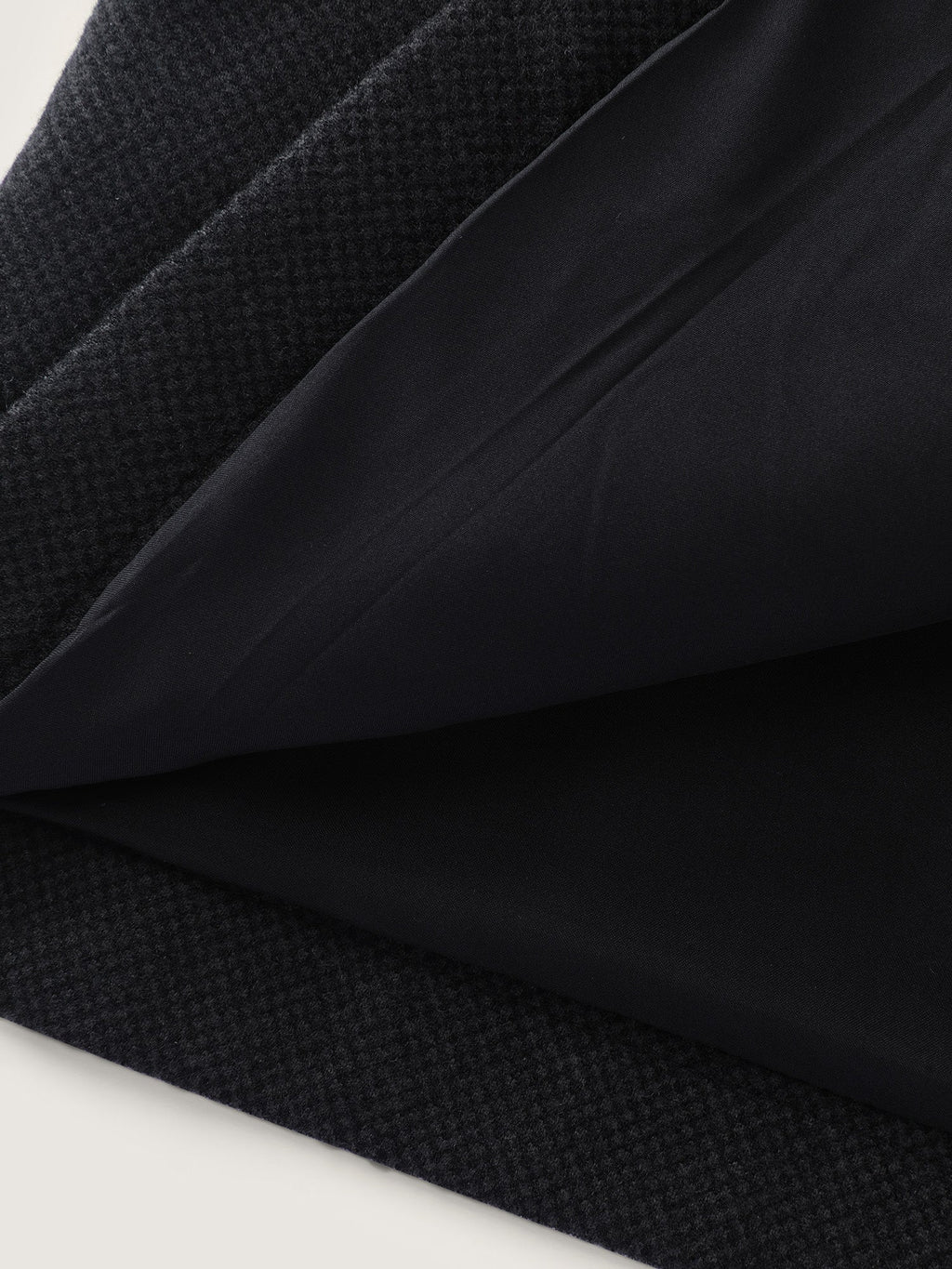 Textured Lined Zipper Pocket Blazer