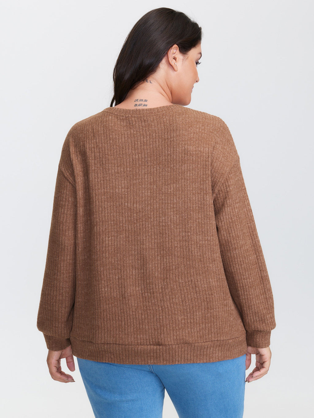 Happy Otter Embroidered Sweatshirt