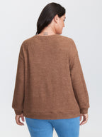 Happy Otter Embroidered Sweatshirt