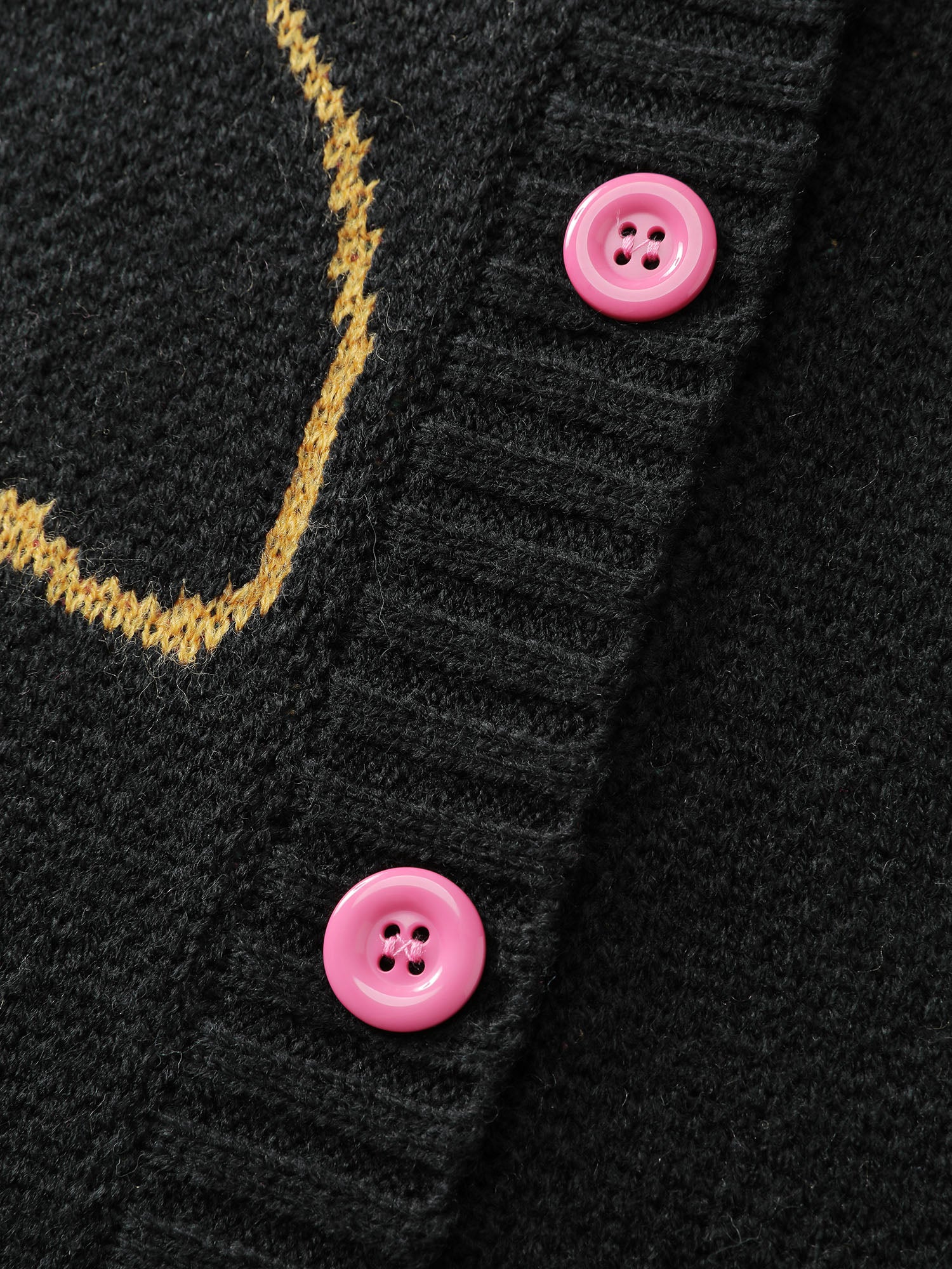 Merry Bright Button Knit Cardigan