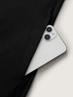 Supersoft Stretchy Checkered Asymmetrical Hem T-Shirt