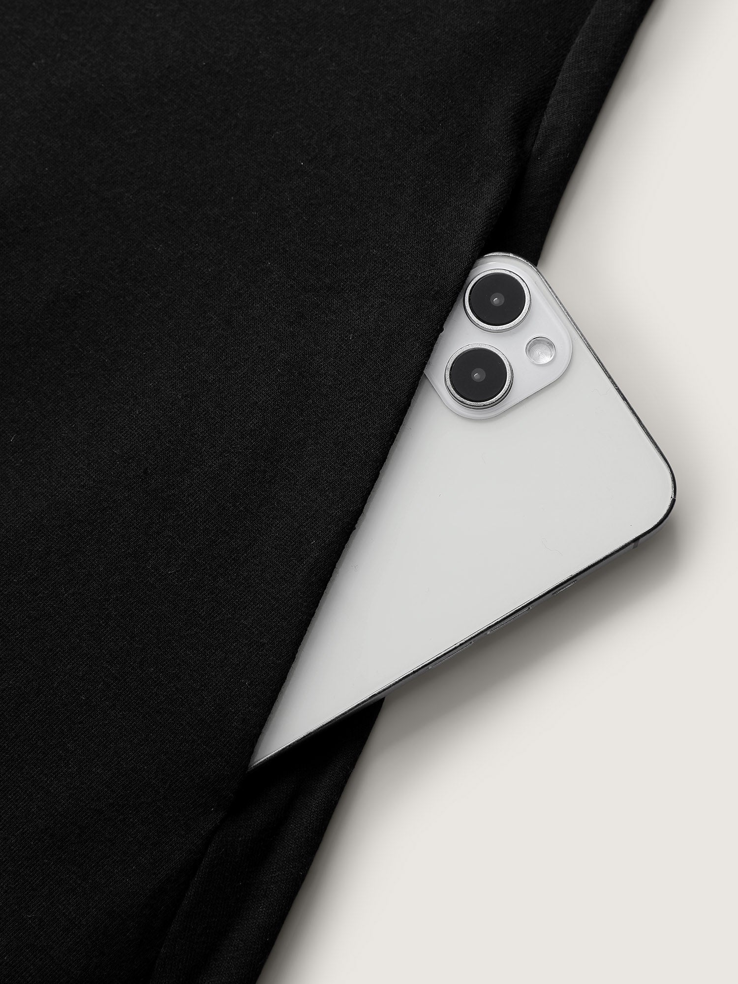 Supersoft Stretchy Checkered Asymmetrical Hem T-Shirt