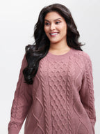 Twist Textured Woven Pullover