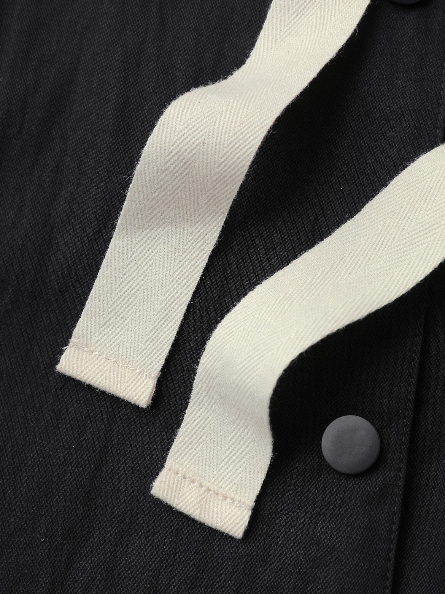 Contrast Pockets Button-Front Coat