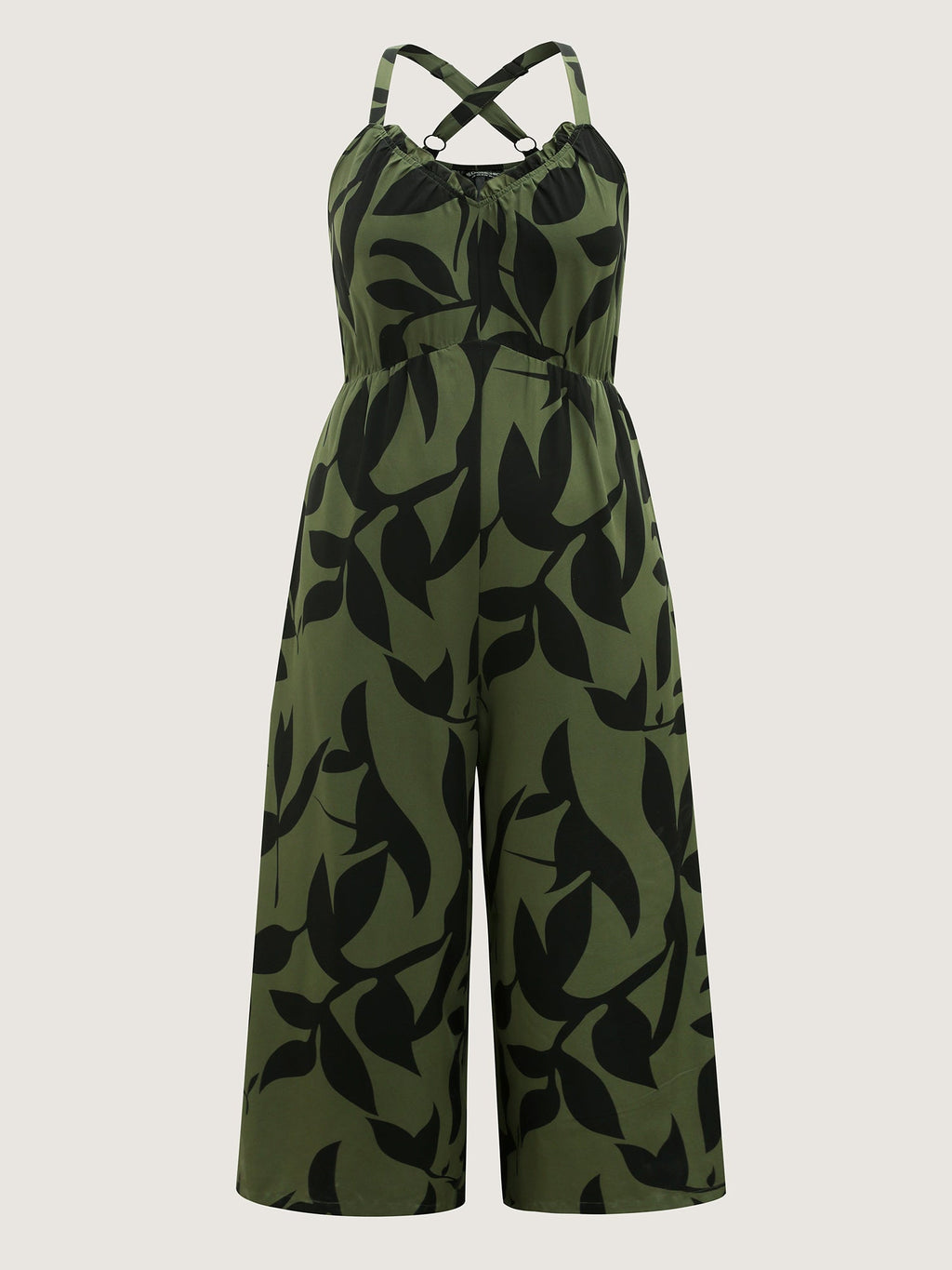 Silhouette Floral Print Sweetheart Jumpsuit