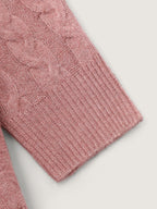 Braided Texture Dolman Sleeve Pullover