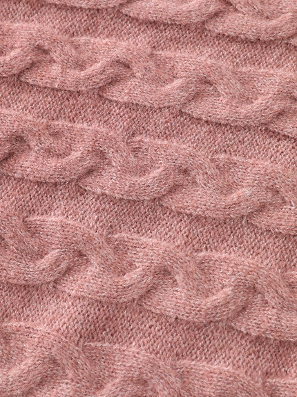 Braided Texture Dolman Sleeve Pullover