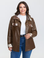 Animal Pattern Button-Down Jacket